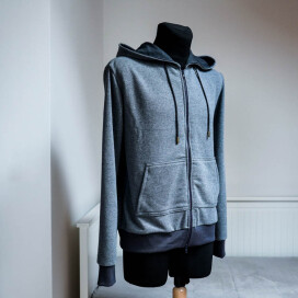 Střih - pánská mikina s kapucí na zip MY BOY (velikosti 44–66)