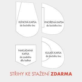 Střihy - kapsy ZDARMA