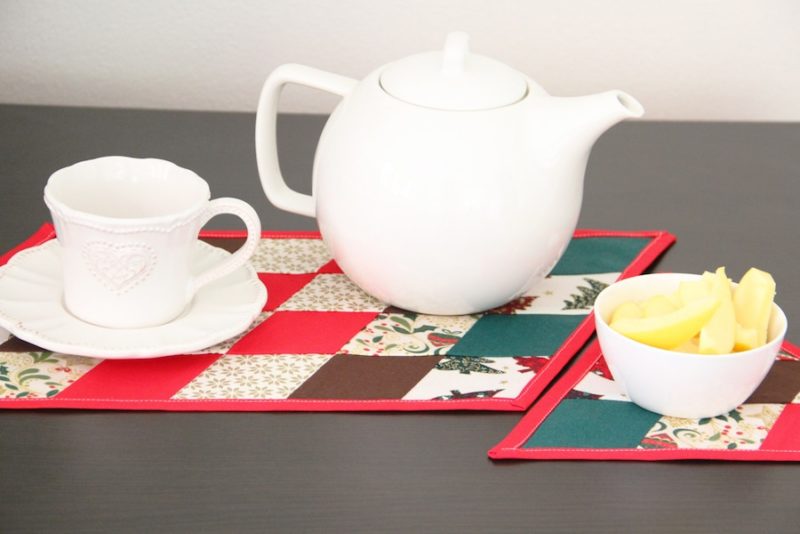 Fotonávod: Vánoční patchworkové prostírání