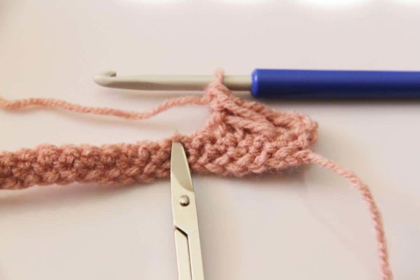 10 - návod na háčkovaný lanový vzor