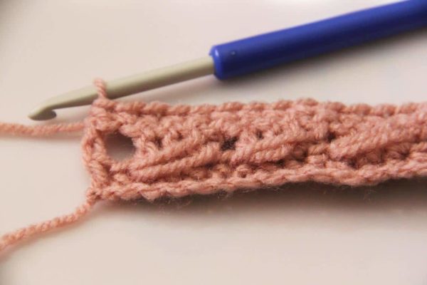 16 - návod na háčkovaný lanový vzor