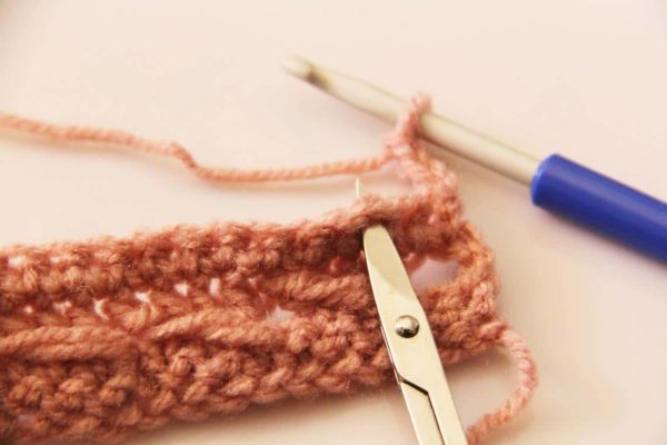 18 - návod na háčkovaný lanový vzor