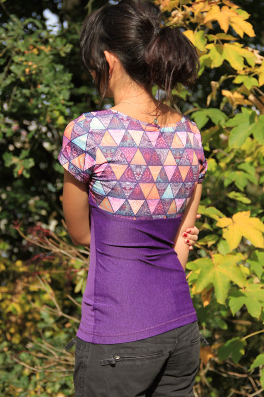 Návod jak ušít sportovní tričko - Střih na dámské sportovní tričko