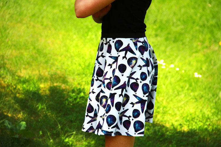 Střih na dámskou sukni zdarma