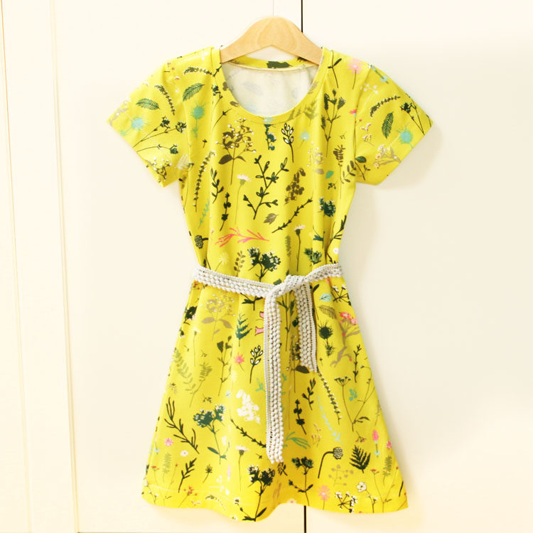 Střih na dětské šaty - jednoduché (vhodné i pro začátečníky)