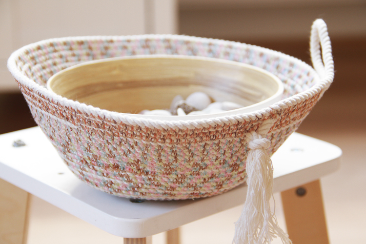 SUMMER DIY / Návod ZDARMA - Jak ušít košík z prádelní šňůry
