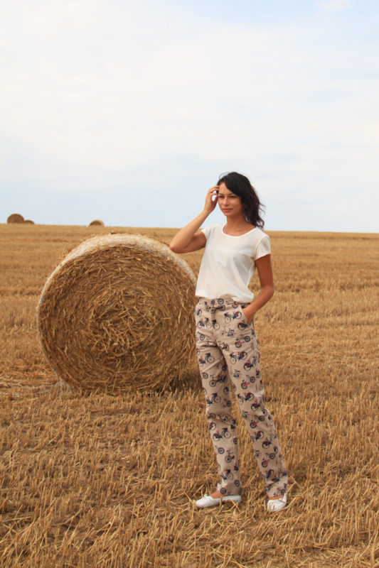 Video návod jak ušít kalhoty krok za krokem + střih na dámské kalhoty