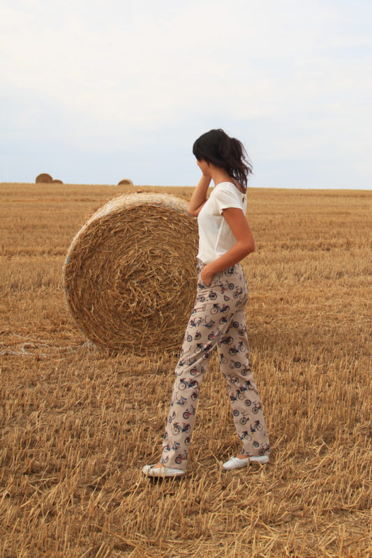 Video návod jak ušít kalhoty krok za krokem + střih na dámské kalhoty