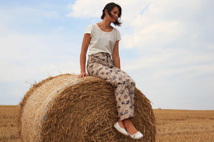 Video návod jak ušít kalhoty krok za krokem + střih na dámské kalhoty