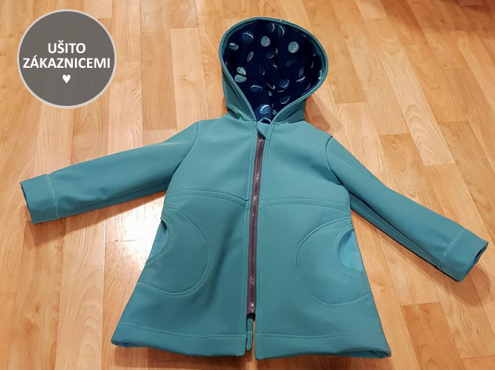 Střih na dětský kabátek - fotka od Karly S.