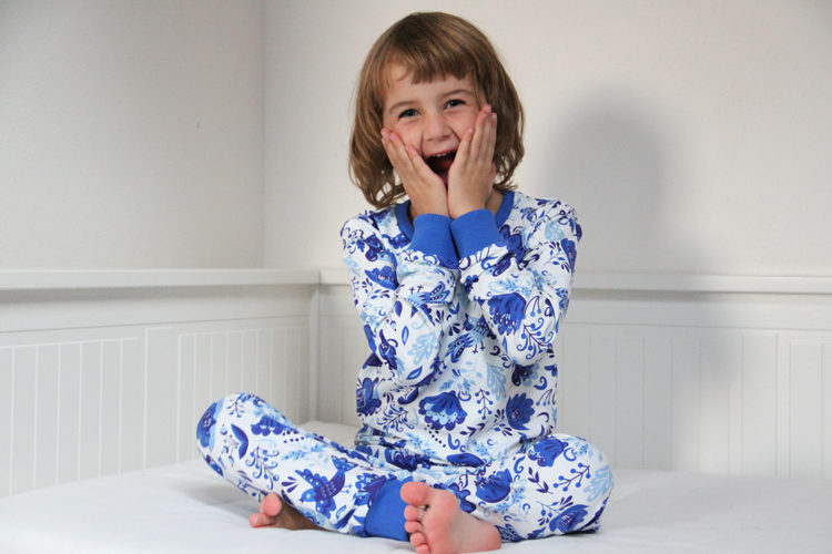 Střih na dětské pyžamo