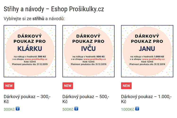 Dárkový poukaz