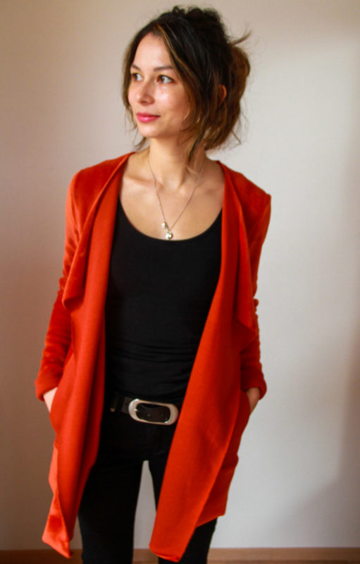 Jak ušít jednoduchý cardigan (návod na šití)