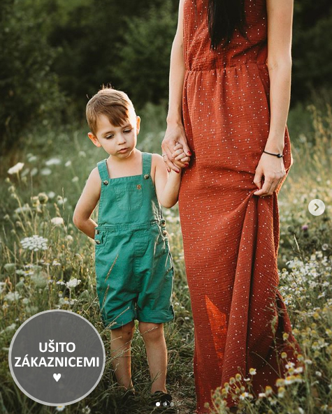 Střih na dámské dlouhé šaty - ušila Klára Š.