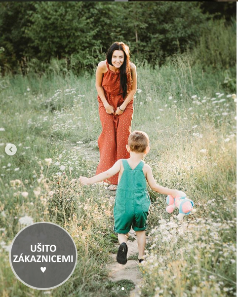 Střih na dámské dlouhé šaty - ušila Klára Š.