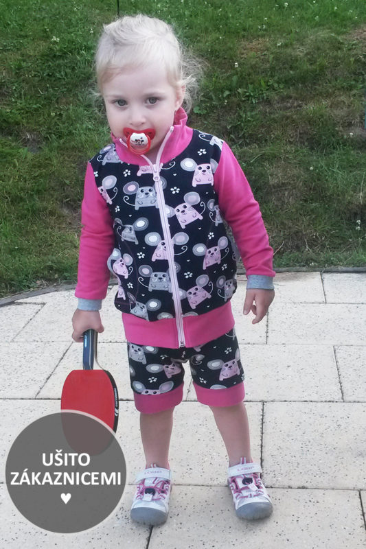 Střih na dětskou mikinu FOREST - ušila Hana B.