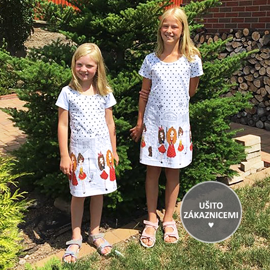 Střih na dětské šaty BASIC - fotka od Evy