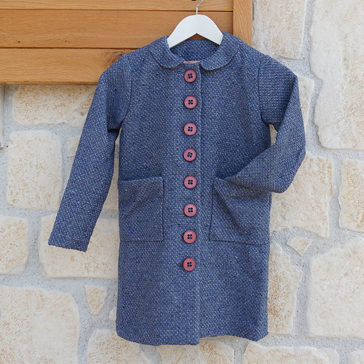 Střih na dětský kabát