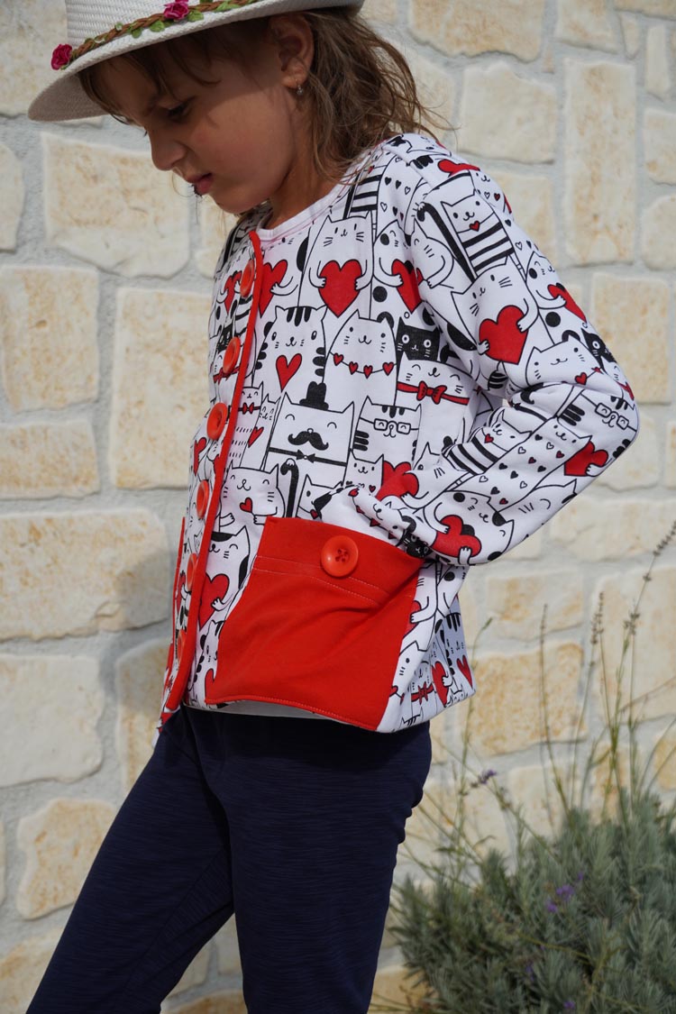 Návod jak ušít dětský kabátek + střih na šití