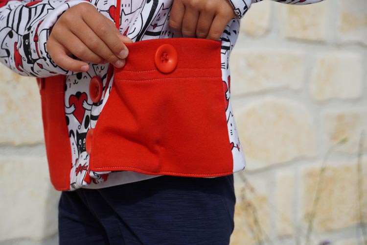 Návod jak ušít dětský kabátek + střih na šití