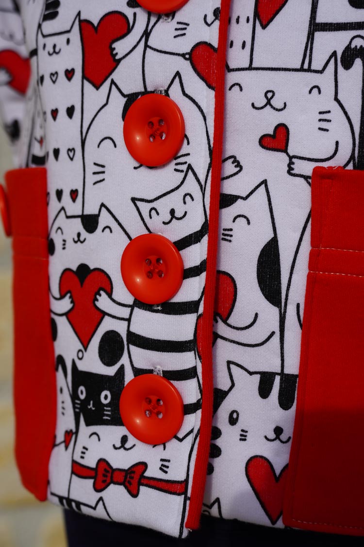 Návod jak ušít dětský kabátek + střih na šití