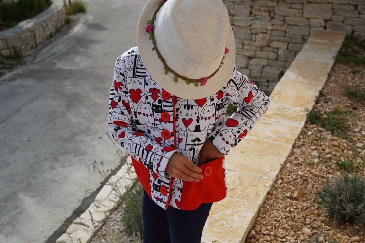 Návod jak ušít dětský kabátek + střih na šití