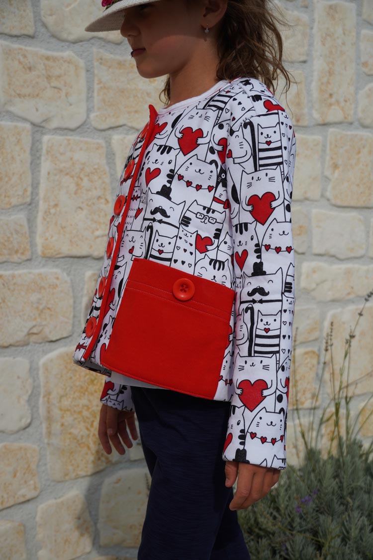 Návod jak ušít dětský kabátek + střih na šití