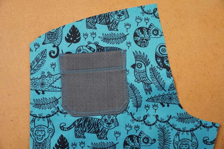 Návod jak ušít softshellové kalhoty (dětské) - rostoucí