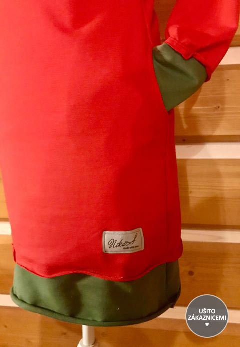 Střih - dámské šaty LUCKY YOU - ušila Nikola Š.