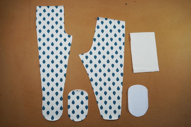 Návod jak ušít polodupačky se zdvojenými ťapkami