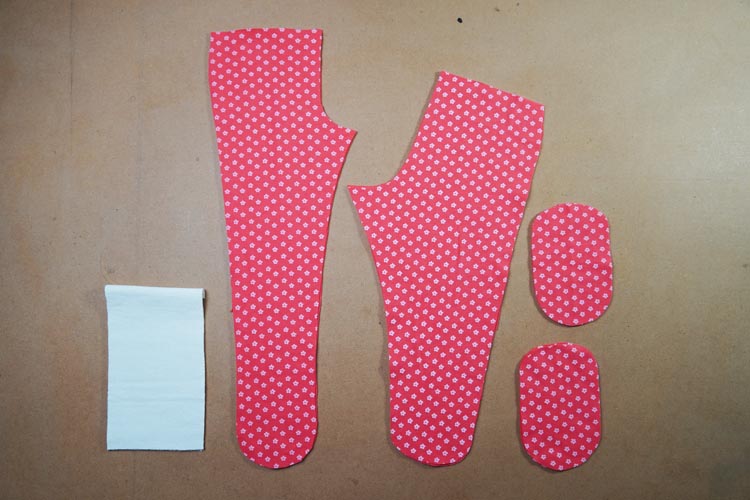 Návod jak ušít polodupačky se zdvojenými ťapkami