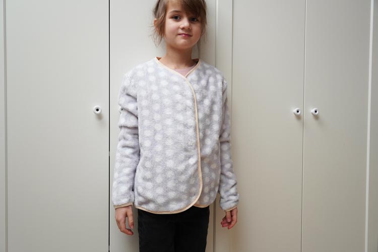 Dětská mikina z wellsoftu (střih vhodný také na fleece)