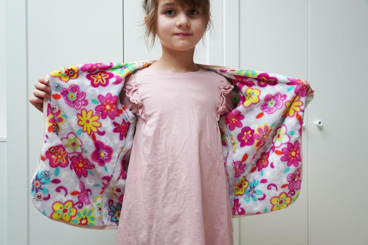 Dětská mikina z wellsoftu (střih vhodný také na fleece)