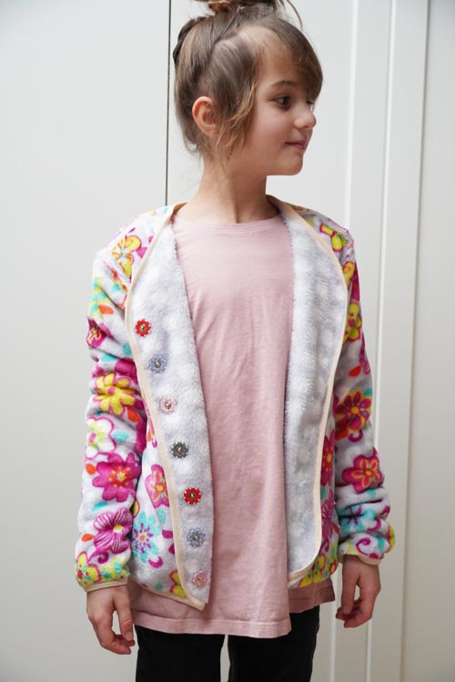 Dětská mikina z wellsoftu (střih vhodný také na fleece)