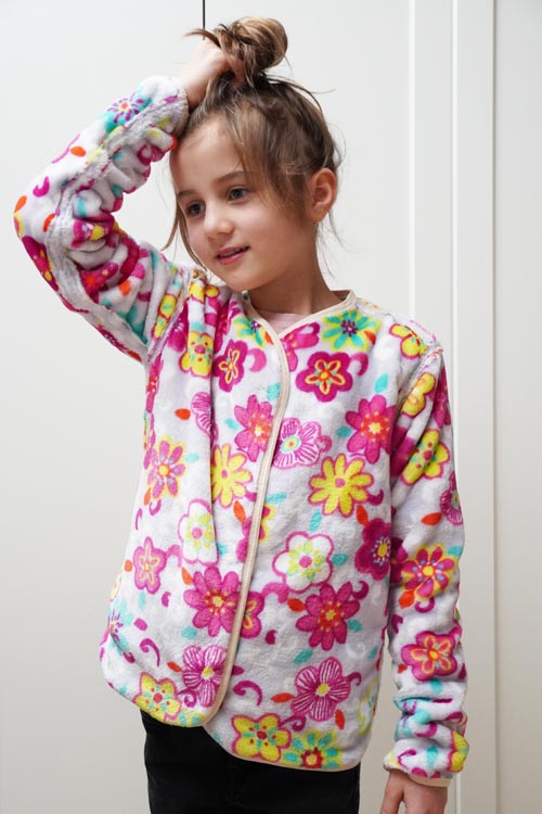 Dětská mikina z wellsoftu (střih vhodný také na fleece)