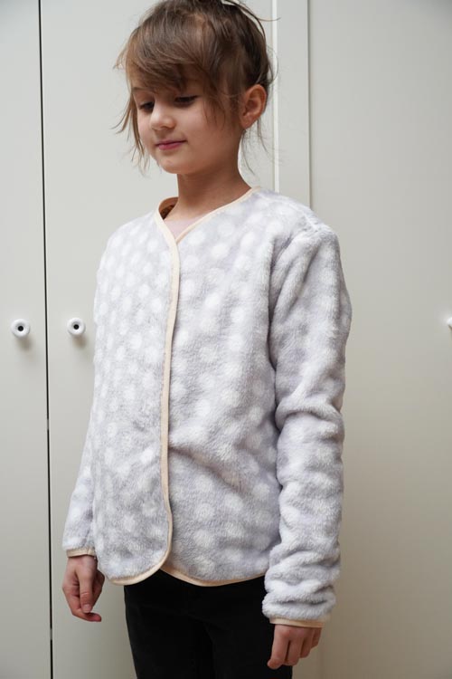 Střih - dětská mikina, vesta, kabátek