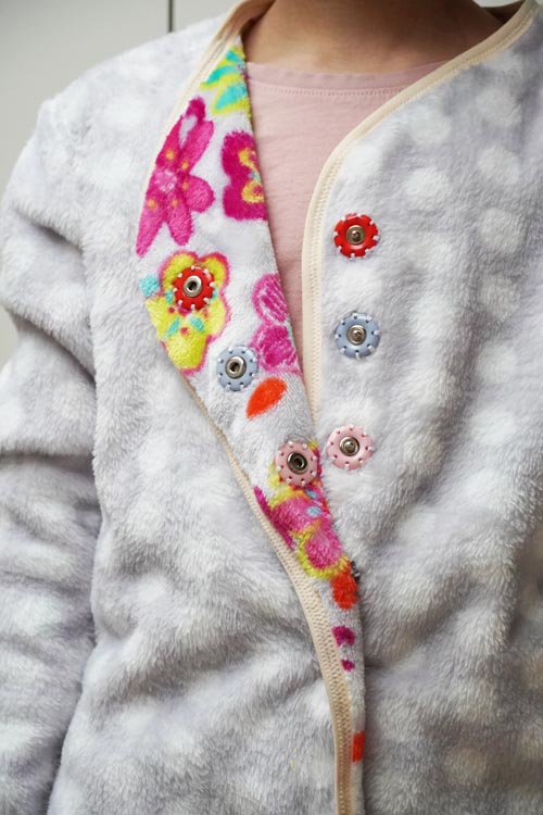 Střih na dětskou mikinu (oboustrannou)