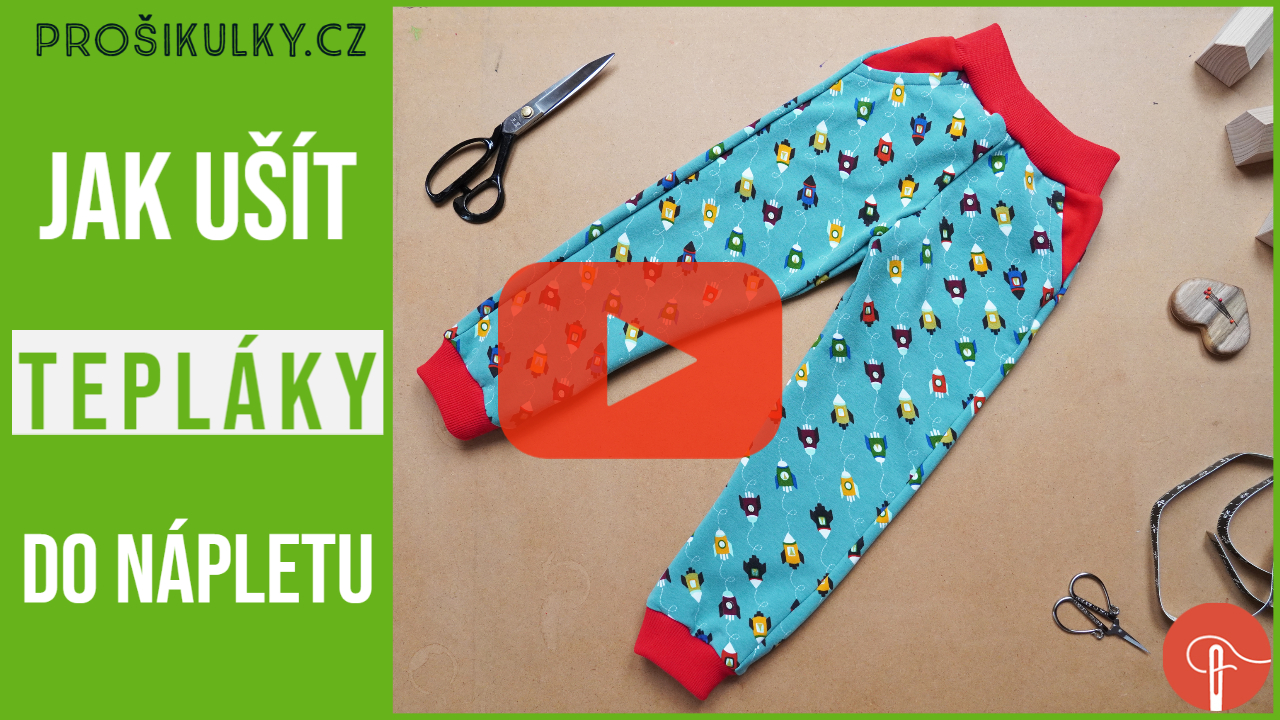 Jak ušít tepláky s kapsami, do nápletu (video návod)
