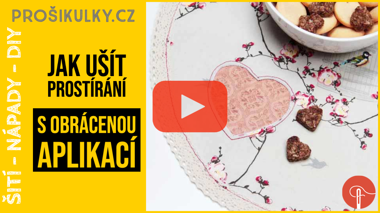 Jak ušít prostírání s obrácenou aplikací