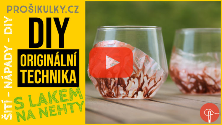 Zdobení skleniček lakem na nehty (návody na DIY)