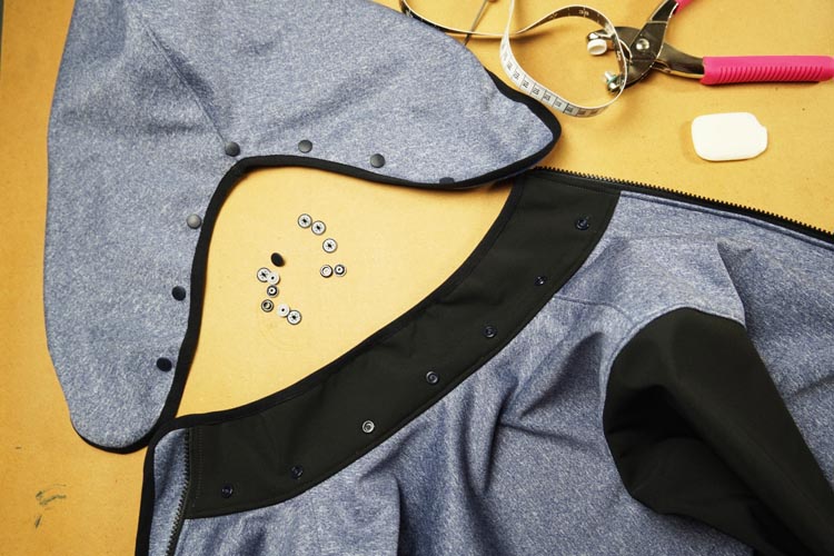 Jak připevnit patentky na látku (druky)