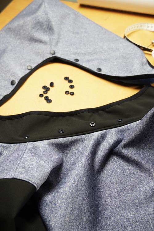 Jak připevnit patentky na látku (druky)