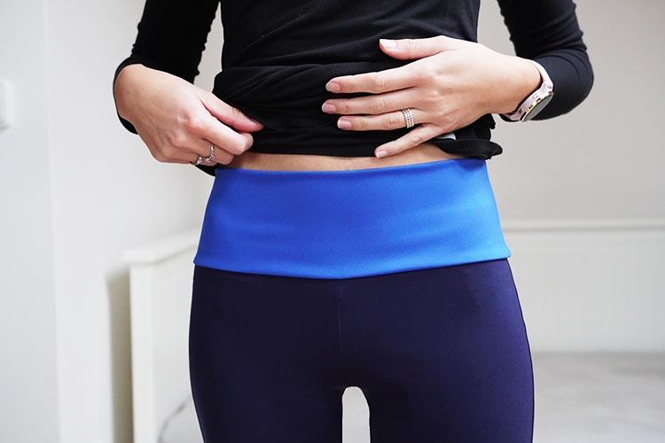 Střih na dámské sportovní legíny (YOGA)