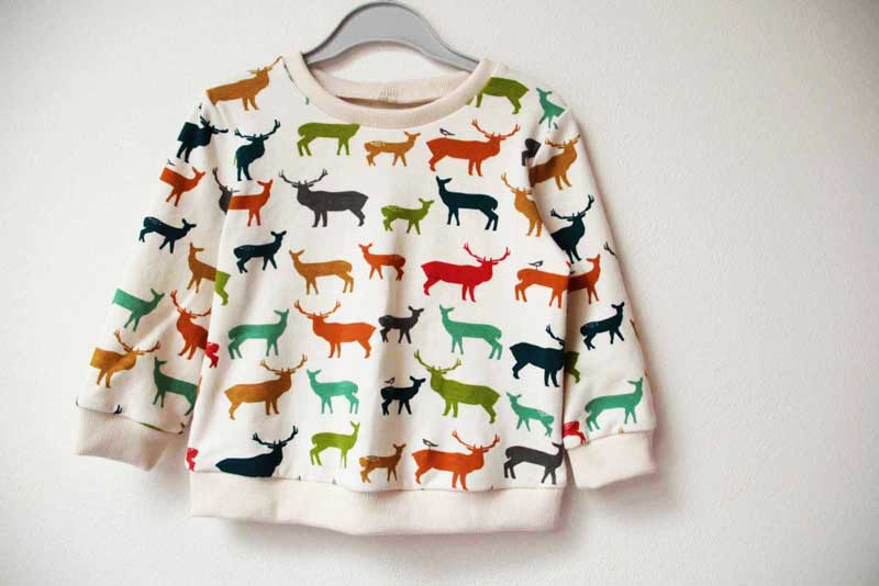 Šité dětské tričko / mikina z BIO bavlny