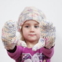 Návod na dětské pletené rukavice, palčáky