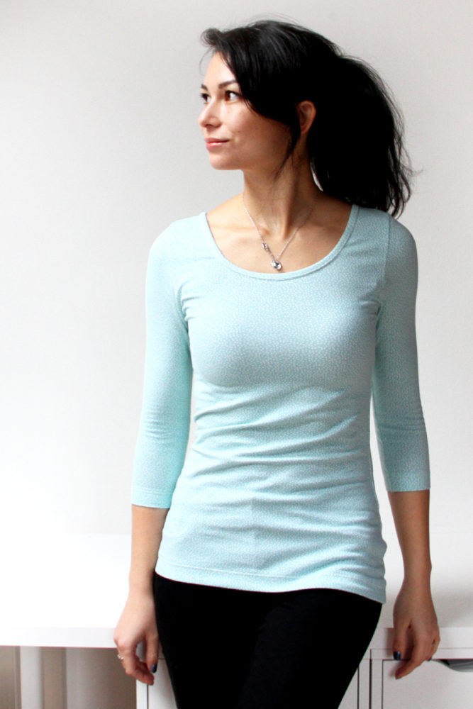 Střih na dámské tričko + návod