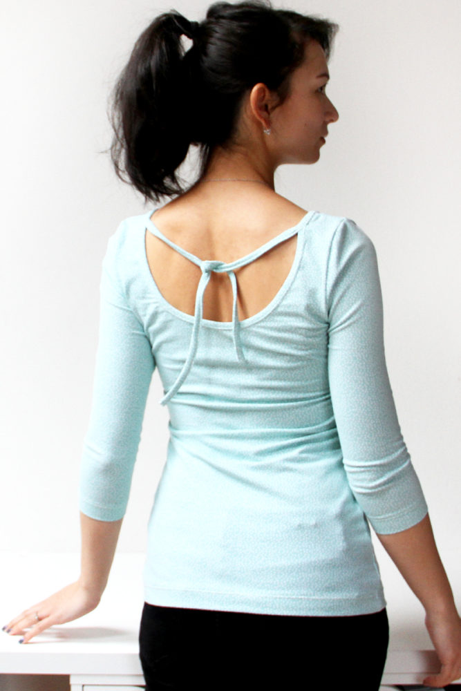 Střih na dámské tričko + návod