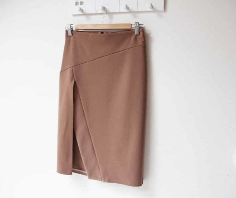 Ručně šitá pouzdrová sukně, střih Burda Style 4/2016