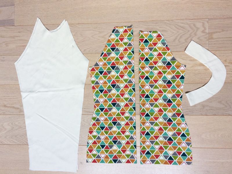 How to sew a t-shirt (or dress) with raglan sleeves and neckline facing