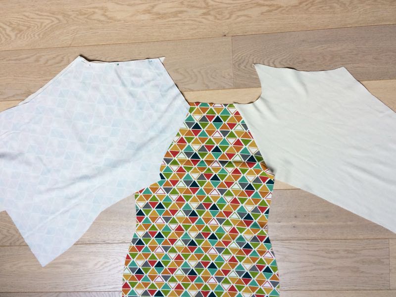 How to sew a t-shirt (or dress) with raglan sleeves and neckline facing